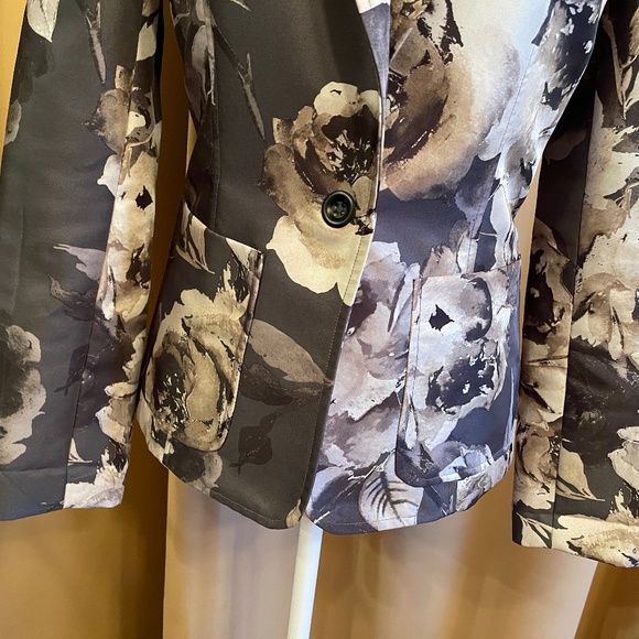 NEW! Craig Taylor One Button Fitted Floral Blazer, Jacket Size 4 - Picture 6 of 11